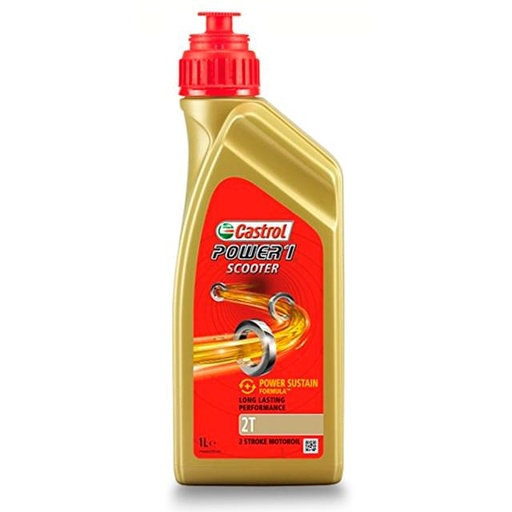 [MO2T00073] Aceite mezcla 2T 1L Castrol Power1 Scooter sintético (OPW1)