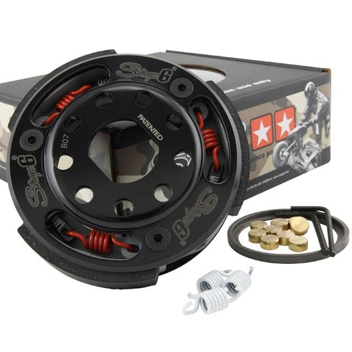 [S6-5016618] Embrague Minarelli / Piaggio / Peugeot d.107mm Stage6 Racing Torque Control MKII