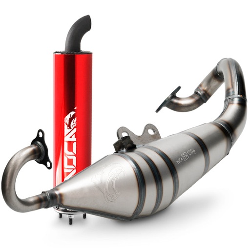 [VCR-RD45166/RE] Escape Minarelli horizontal Sabotage 50/70 VOCA (CE) silenciador rojo