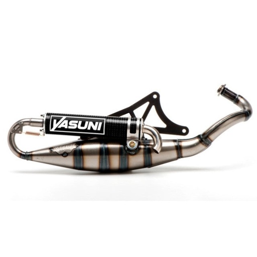 [TUB420C] Escape Piaggio/Gilera silenciador carbono Yasuni Scooter R Black-Edition