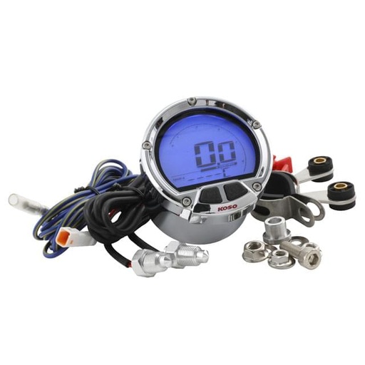 [BA555B11] Cuentarrevoluciones KOSO DL-02R KOSO, redondo d=55mm, LCD (barras en el sentido del reloj), 0-20.000rpm, iluminado azul