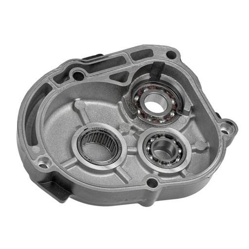 [170.0300] Tapa de transmisión Polini, con cojinetes, fundido en aluminio, junta tórica + retén, PIAGGIO d.12