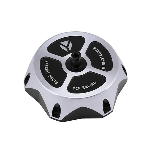 [BOUCHONALU-BK] Tapon depósito CNC Pitbike, negro