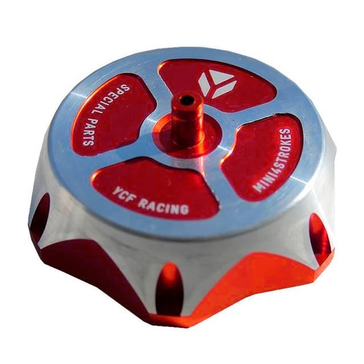 [BOUCHONALU-RD] Tapon depósito CNC Pitbike, rojo