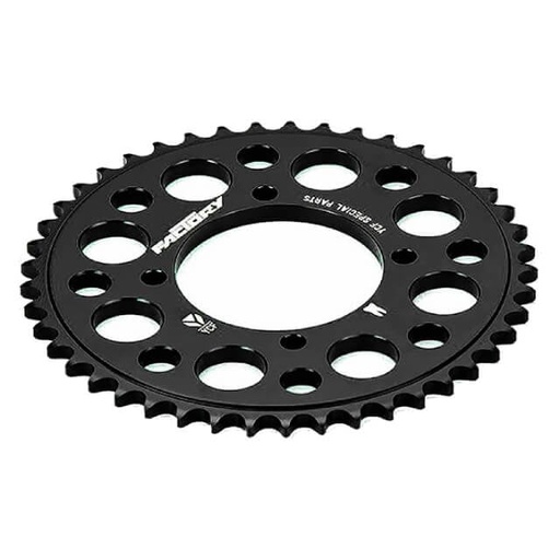 [CA06R34-BK] Corona Pitbike Z-34 420 4 agujeros Aluminio Negro YCF