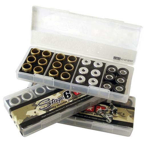 [S6-GS16013] Rodillos Stage6 ajuste del variador 16x13mm, 5.50g / 6.00g / 6.50g / 7.00g