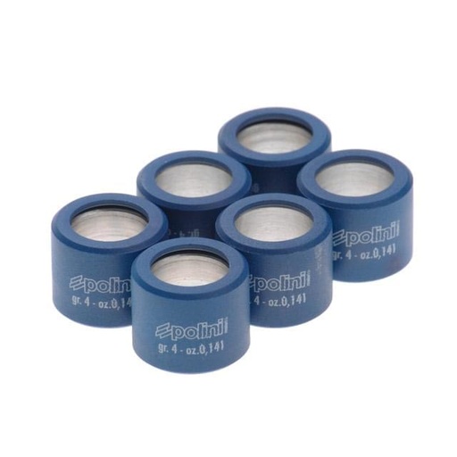[242.337] Rodillos Polini con revestimiento, 19x15.5 ( 7,5g )