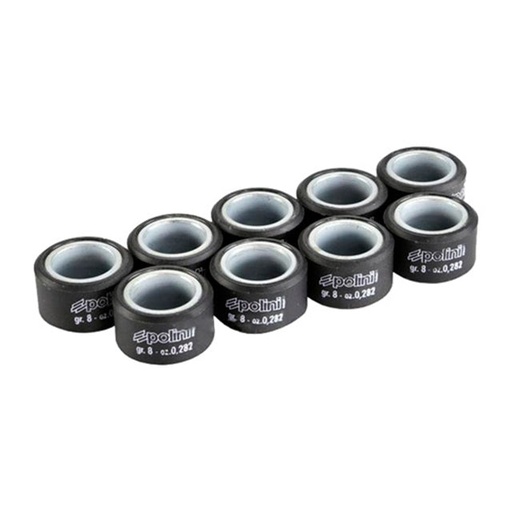 [242.372] Rodillos Polini para variador Polini Maxi-Speed 20x12 (9 rodillos), 8gr