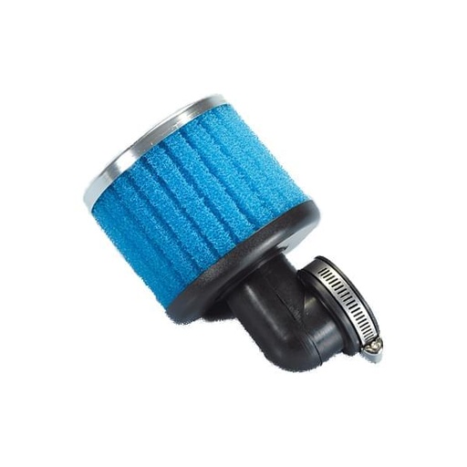 [203.0056] Filtro de potencia, Polini, largo, curvado 90°, PHBL, d=38mm