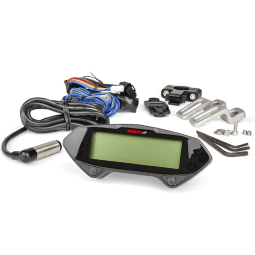 [BA041000] Marcador DB-01RN Digital universal Speed RPM ODO TRIP TIME FUEL + 5 niveles de luz Koso
