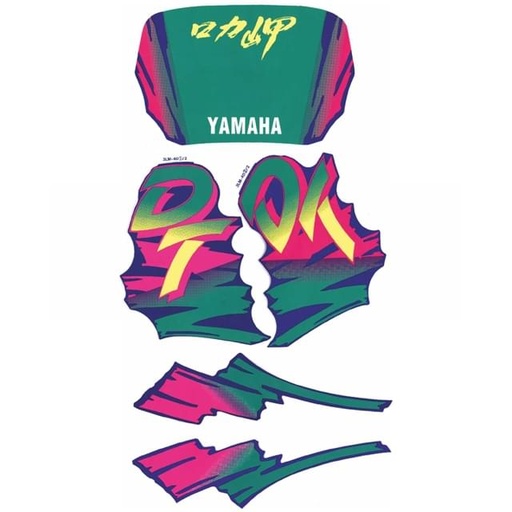 [YAM008] Kit pegatinas Yamaha DT 50 LC Verde