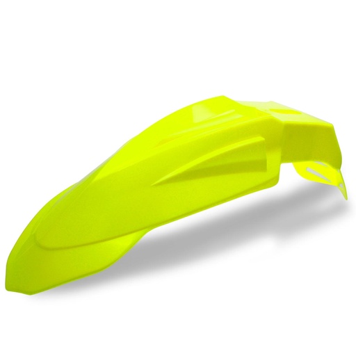 [10012528032] Guardabarros delantero HP "Supermotard" (ciclomotor de marchas 50c.c.) - Amarillo Neon