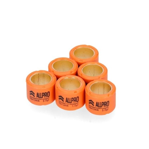 [AP25RO1613050] Rodillos 16x13 5,0gr AllPro