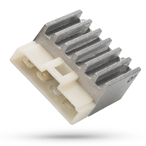 [AP50CT10.166.2] Regulador Minarelli scooter <2003 12V 8A CA/CC 4 pins conector plano Allpro