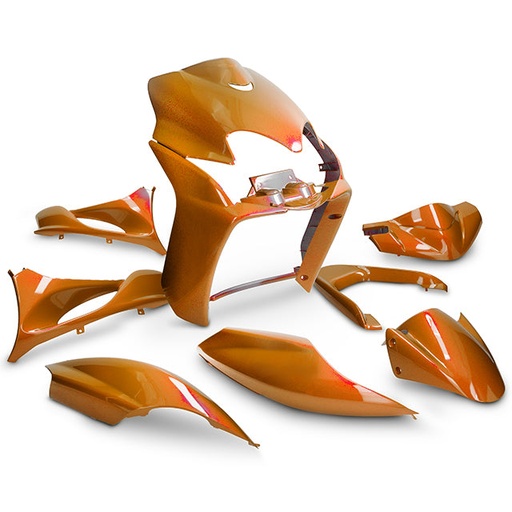 [AP55BP10.995.OR] Kit de carenados Yamaha Jog R RR / MBK Mach G 9 piezas naranja AllPro