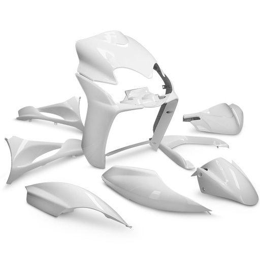 [AP55BP10.995.WH] Kit de carenados Yamaha Jog R RR / MBK Mach G 9 piezas blanco AllPro