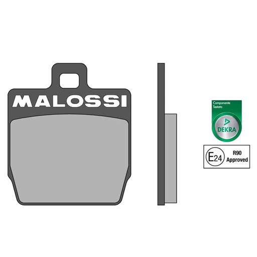 [6215058BB] Pastillas de freno traseras Yamaha Aerox 50 LC / MBK Nitro 50 Malossi sport - orgánico