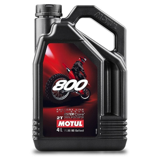 [104039] Aceite mezcla 2T 4L Motul 800 Offroad Factory Line
