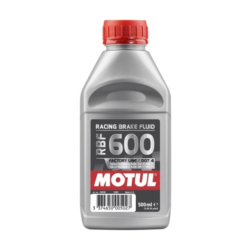 [100948] Líquido de freno DOT 4 0,5L Motul RBF 600 Factory line