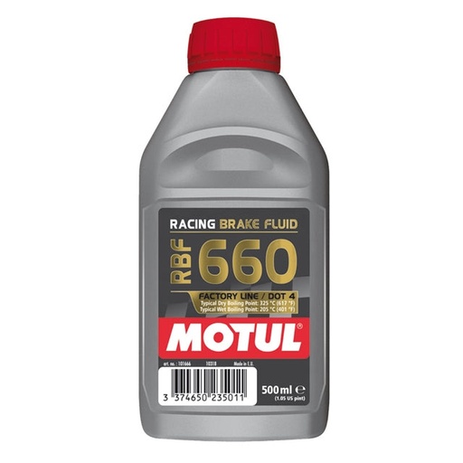 [101666] Líquido de freno DOT 4 0,5L Motul RBF 660 Factory line
