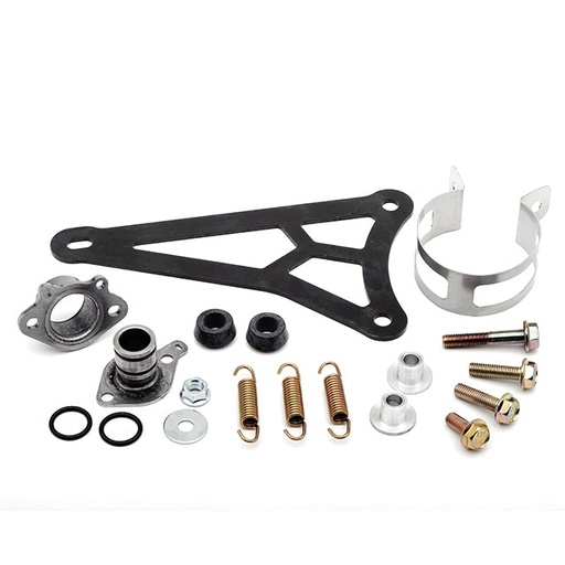 [TUB910R] Escape Minarelli horizontal Yasuni Carrera 21 - silenciador rojo fortuna