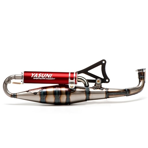 [TUB906R] Escape Minarelli horizontal Yasuni Carrera 16 - silenciador rojo