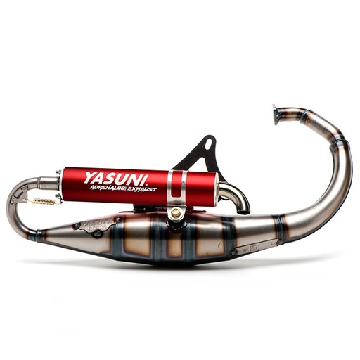 [TUB307R] Escape Minarelli vertical Yasuni Scooter R - silenciador rojo