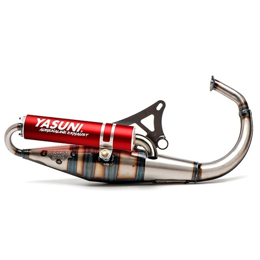 [TUB306R] Escape Minarelli vertical homologado CE Yasuni Scooter Z - silenciador rojo fortuna