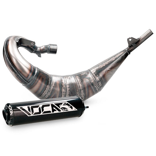 [VCR-RD36190/BKBK] Escape Beta RR Enduro/SM 2012-2020 Voca Cross Rookie 50/70cc (CE) silenciador Negro - Salida derecha