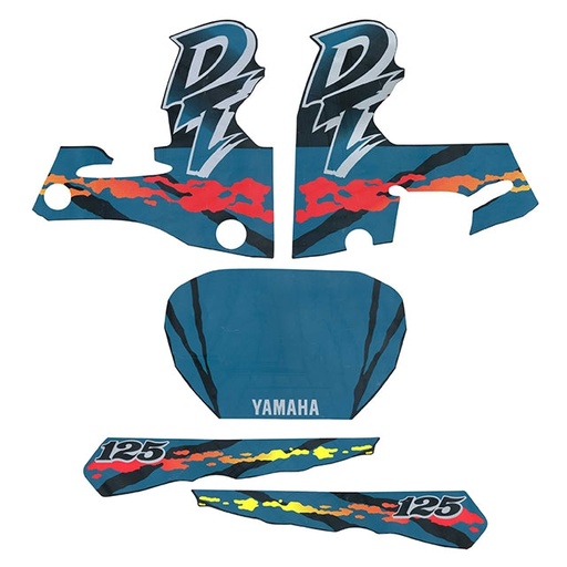 [YAM022] Kit pegatinas Yamaha DT 125 R Verde