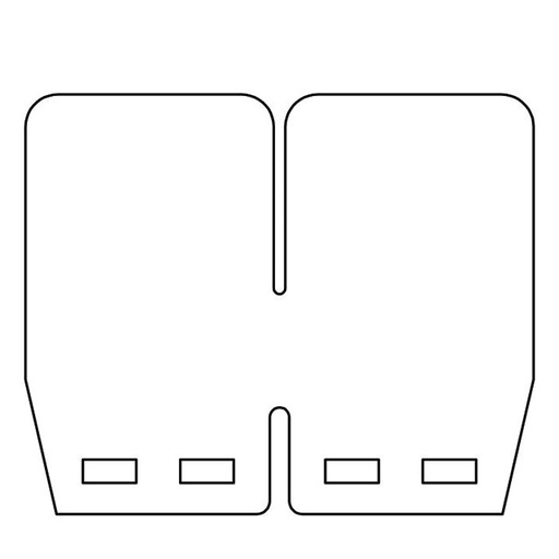[4P522] Laminas de carbono para cajas VForce4R Blaster / RD 350 