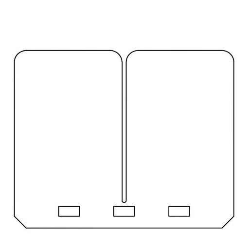 [3P602H] Laminas de carbono para cajas VForce3 CR 125/250 / RM 125 / KX 125 / YZ 125