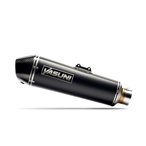 [TUB454BC] Escape Vespa Super S / GTS 300 Yasuni 4T homologado CE - Silenciador negro-carbono