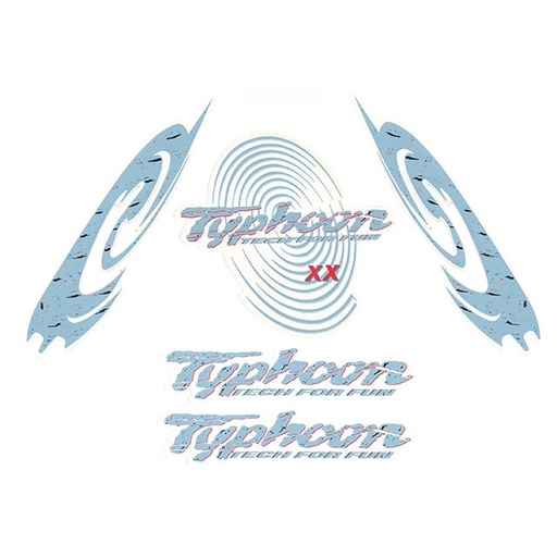[YAM050] Kit pegatinas Typhoon 50 gris
