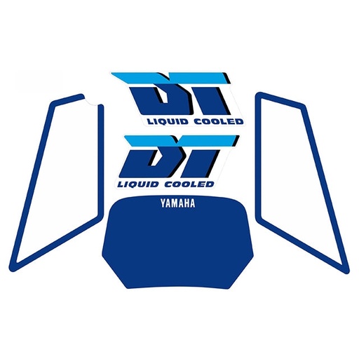 [YAM064] Kit pegatinas Yamaha DT Liquid Cooled Azul