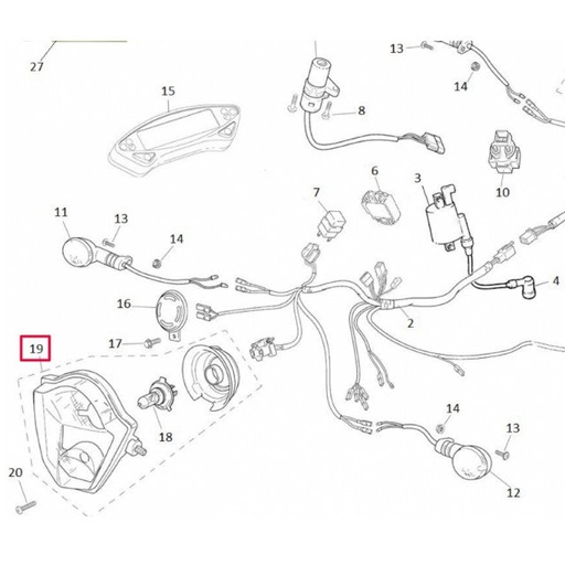 [0/000.600.0270] Faro Rieju Marathon / MRT 125