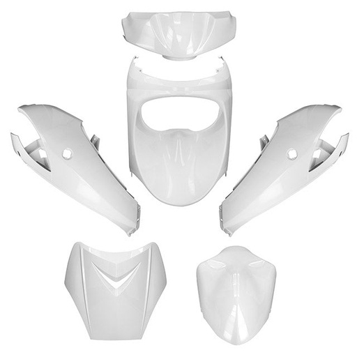 [AP55BP10.927.WH] Kit de carenados Peugeot New Vivacity 50 6 piezas blanco metálico AllPro