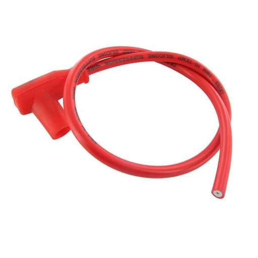 [AP50CT60.000] Pipa y cable de bujía silicona Allpro, rojo