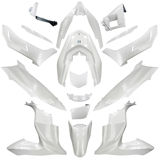 [AP55BP10.618.WP] Kit de carenados Honda PCX >2018 17 piezas blanco perla NHA16P AllPro