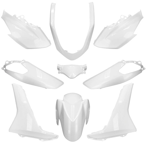 [AP55BP10.650.WH] Kit de carenados Yamaha Nmax 9 piezas blanco metálico WM6 AllPro