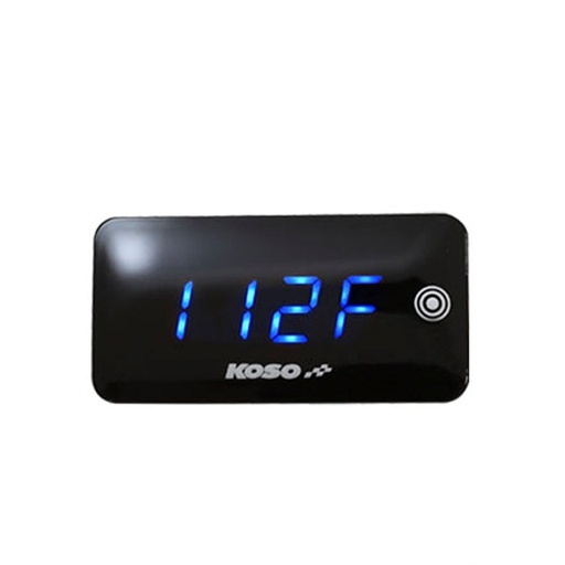 [BA068040] Marcador temperatura y voltaje Slim Line Koso - Azul