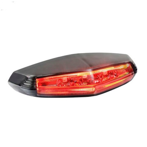 [HB031100] Piloto trasero universal LED Koso Taillight Mini GT-01 Homologado - Transparente 