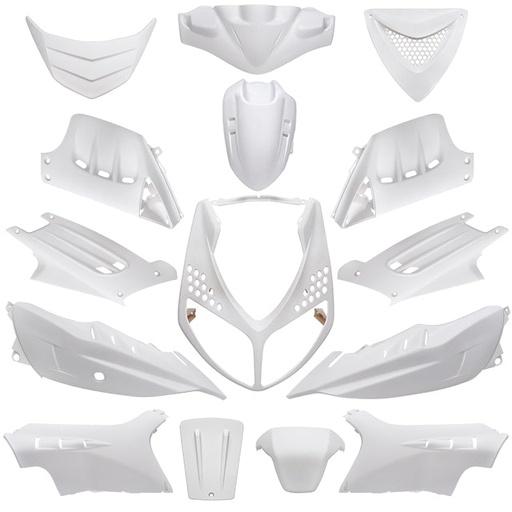 [AP55BP10.925.MW] Kit de carenados Peugeot Speedfight 2 15 piezas Allpro Blanco Mate