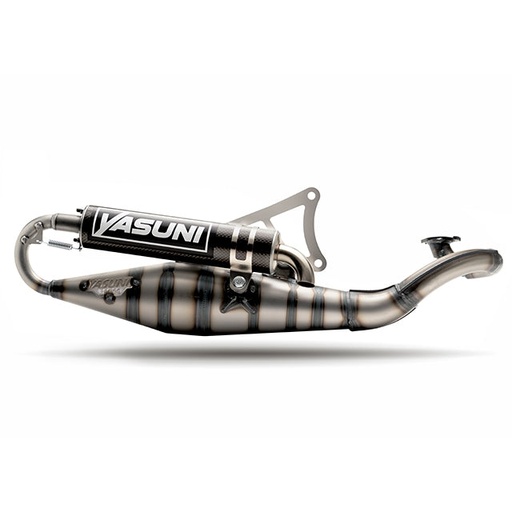 [TUB317-1C] Escape Minarelli horizontal Yasuni Carrera 10 Black-Edition silenciador Carbono