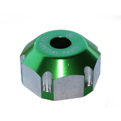 [ECD-GR] Tuerca dirección CNC M22 Pitbike YCF - Verde
