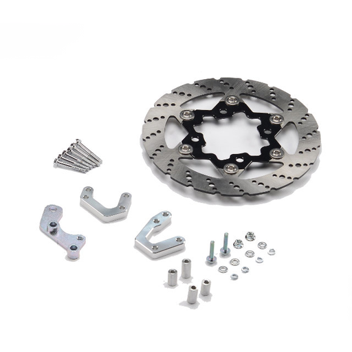 [KS2-01] Disco de freno delantero flotante Ø240mm con soportes/tornillos Pitbike YCF