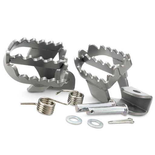 [YC110-0902/11] Estriberas acero cortas elevadas Supermotard Pitbike YCF