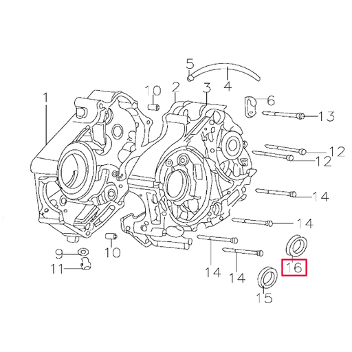 [D00C026] Retén piñon de ataque Pitbike motor 150-3 YX