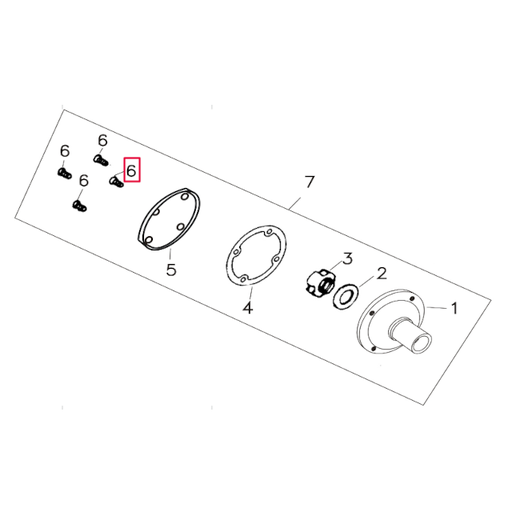 [208-14-6] Tornillo volante invercia M5 Pitbike motor 150-3/E 150-5 YX