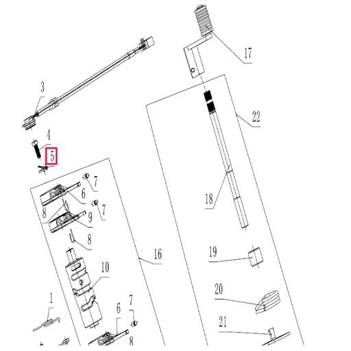 [100104486] Pletina de contacto punto muerto Pitbike motor 190 Zongshen